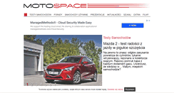 Desktop Screenshot of motospace.pl